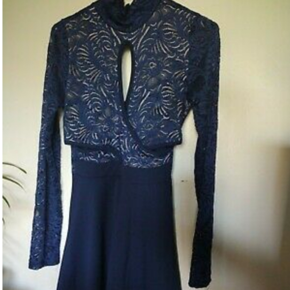 Lace navy  dress